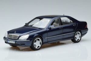Mercedes S55 AMG W220 Blå Norev 1:18 183817 Metal