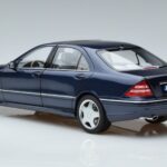 Mercedes S55 AMG W220 Blå Norev 1:18 183817 Metal - image 6 of 7