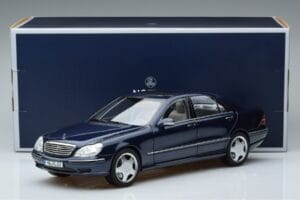 Mercedes S55 AMG W220 Blå Norev 1:18 183817 Metal — billede 7 af 7