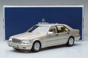 Mercedes S600 W140 Sølv Norev 1:18 183723 Metal — billede 7 af 7