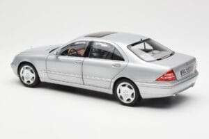 Mercedes S600 W220 Sølv Metallic Norev 1:18 183810 Metal — billede 7 af 8