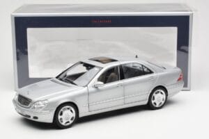 Mercedes S600 W220 Sølv Metallic Norev 1:18 183810 Metal — billede 8 af 8