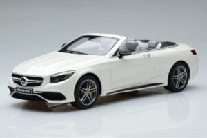 Mercedes AMG S63 A217 Cabriolet Diamond Hvid GT Spirit 1:18 B66965712