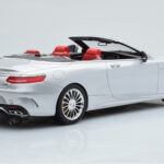 Mercedes AMG S65 A217 Cabriolet Sølv GT Spirit 1:18 - image 2 of 6
