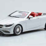 Mercedes AMG S65 A217 Cabriolet Sølv GT Spirit 1:18