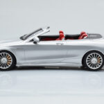 Mercedes AMG S65 A217 Cabriolet Sølv GT Spirit 1:18 - image 3 of 6