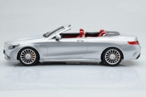 Mercedes AMG S65 A217 Cabriolet Sølv GT Spirit 1:18 GT764 Resin — billede 3 af 6