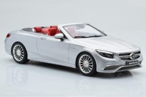 Mercedes AMG S65 A217 Cabriolet Sølv GT Spirit 1:18 GT764 Resin — billede 4 af 6