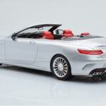 Mercedes AMG S65 A217 Cabriolet Sølv GT Spirit 1:18 - image 5 of 6