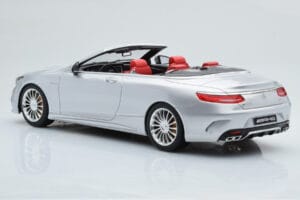 Mercedes AMG S65 A217 Cabriolet Sølv GT Spirit 1:18 GT764 Resin — billede 5 af 6