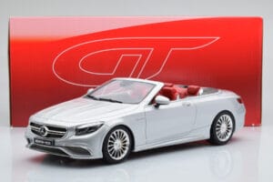 Mercedes AMG S65 A217 Cabriolet Sølv GT Spirit 1:18 GT764 Resin — billede 6 af 6