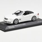 Mercedes SL 55 AMG R230 Hvid Minichamps 1:43 - image 2 of 4