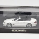 Mercedes SL 55 AMG R230 Hvid Minichamps 1:43 - image 4 of 4