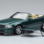 Mercedes SL500 R129 Grøn Metallic Norev 1:18 183753 Metal - image 3 of 8