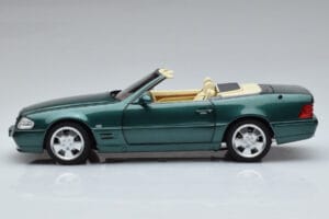 Mercedes SL500 R129 Grøn Metallic Norev 1:18 183753 Metal — billede 5 af 8