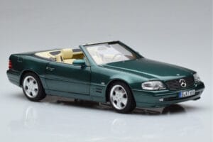 Mercedes SL500 R129 Grøn Metallic Norev 1:18 183753 Metal — billede 6 af 8