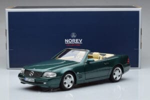 Mercedes SL500 R129 Grøn Metallic Norev 1:18 183753 Metal — billede 8 af 8