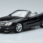 Mercedes SL500 R230 Sort Norev 1:18 183840 Metal