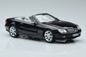 Mercedes SL500 R230 Sort Norev 1:18 183840 Metal — billede 5 af 8