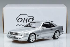 Mercedes SL 73 AMG R129 Brilliant Sølv Otto 1:18 OT240 Resin — billede 6 af 6