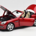 Mercedes SLK R172 Designo Zircon Rød Minichamps 1:18 B66960513 - image 2 of 8