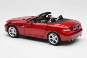 Mercedes SLK R172 Designo Zircon Rød Minichamps 1:18 B66960513 Metal — billede 7 af 8
