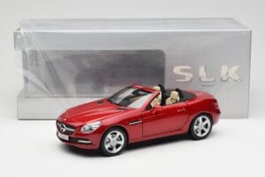 Mercedes SLK R172 Designo Zircon Rød Minichamps 1:18 B66960513 Metal — billede 8 af 8