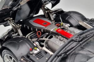 Mercedes SLR McLaren Sort CMC 1:18 M-045F Metal — billede 9 af 10