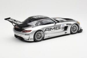 Mercedes SLS AMG GT3 #96 M. Hakkinen AMG Customer Sports 6 Hours of Zhuhai ILMC 2011 Minichamps 1:18 B66960197 Metal — billede 2 af 6