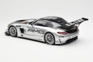 Mercedes SLS AMG GT3 #96 M. Hakkinen AMG Customer Sports 6 Hours of Zhuhai ILMC 2011 Minichamps 1:18 B66960197 Metal — billede 5 af 6