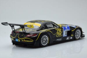 Mercedes SLS AMG GT3 Rowe Racing #125 Zehe / Bullitt / Renger / Hartung ADAC 24 Hours of Nurburgring 2013 Minichamps 1:18 151 — billede 2 af 6