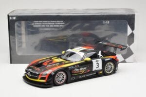 Mercedes SLS AMG GT3 #3 Team Abu Dhabi By Black Falcon K. Al Qubaisi / M. Bleekemolen / B. Schneider Winners Gulf 12 Hours Ab — billede 6 af 6