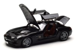 Mercedes SLS AMG Obsidian Sort Metallic Minichamps 1:18 B66960042 Metal — billede 2 af 7