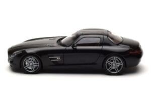 Mercedes SLS AMG Obsidian Sort Metallic Minichamps 1:18 B66960042 Metal — billede 4 af 7