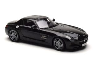Mercedes SLS AMG Obsidian Sort Metallic Minichamps 1:18 B66960042 Metal — billede 5 af 7