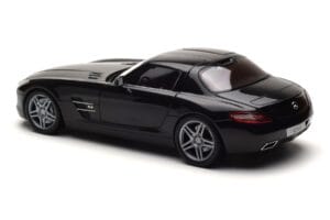Mercedes SLS AMG Obsidian Sort Metallic Minichamps 1:18 B66960042 Metal — billede 6 af 7