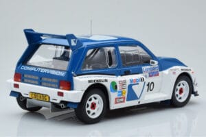MG Metro 6R4 #10 M. Wilson / N. Harris RAC Rally 1986 IXO 1:18 18RMC068A Metal — billede 2 af 6