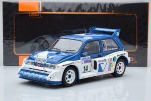 MG Metro 6R4 #14 D. Llewellin / P. Short RAC Rally 1986 IXO 1:18 18RMC068C Metal — billede 6 af 6