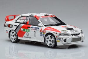 Mitsubishi Lancer Evo 4 T. Makinen / S. Harjanne Rally Catalunya 1997 Otto 1:18 OT409 Resin — billede 4 af 6