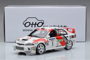 Mitsubishi Lancer Evo 4 T. Makinen / S. Harjanne Rally Catalunya 1997 Otto 1:18 OT409 Resin — billede 6 af 6