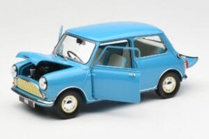 Morris Mini Minor Blå Kyosho 1:18 08964BL Metal — billede 2 af 8