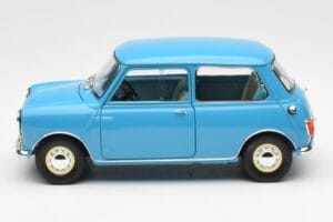 Morris Mini Minor Blå Kyosho 1:18 08964BL Metal — billede 4 af 8