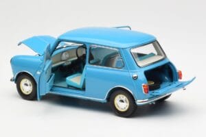Morris Mini Minor Blå Kyosho 1:18 08964BL Metal — billede 5 af 8