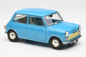 Morris Mini Minor Blå Kyosho 1:18 08964BL Metal — billede 6 af 8