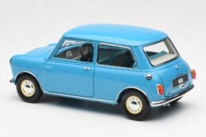 Morris Mini Minor Blå Kyosho 1:18 08964BL Metal — billede 7 af 8