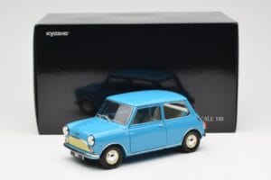 Morris Mini Minor Blå Kyosho 1:18 08964BL Metal — billede 8 af 8