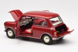 Morris Mini Minor Rød Kyosho 1:18 08964R Metal — billede 5 af 8