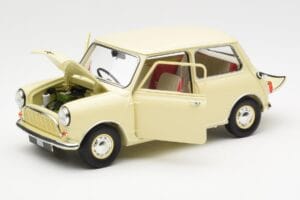 Morris Mini Minor Hvid Kyosho 1:18 08964W Metal — billede 2 af 8