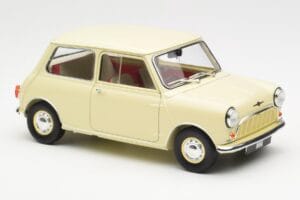 Morris Mini Minor Hvid Kyosho 1:18 08964W Metal — billede 6 af 8
