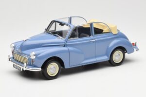 Morris Minor Cabriolet Blå Minichamps 1:18